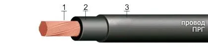 Кабель ПРГ 1х6